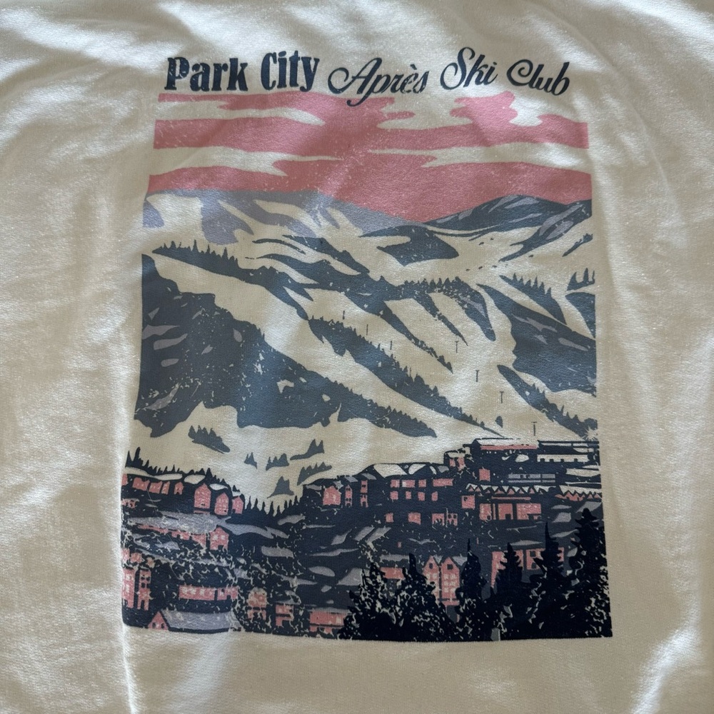 Golden Hour Park City Après Ski Crew Neck Sweatshirt - Picture 3 of 7